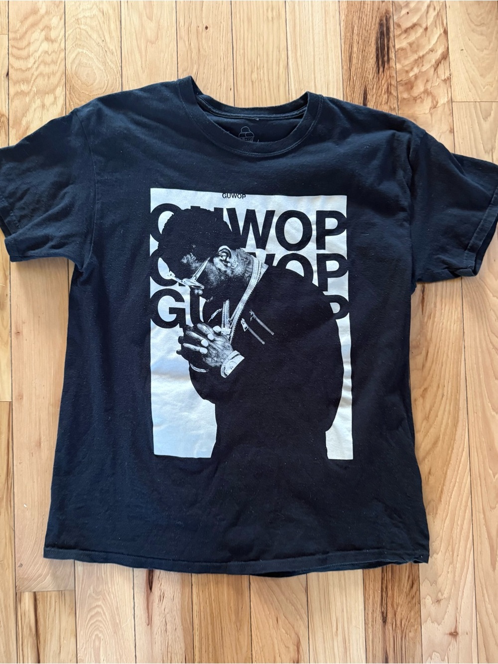 Gucci Mane Black Graphic Short Sleeve Tee - GUWOP Size Medium